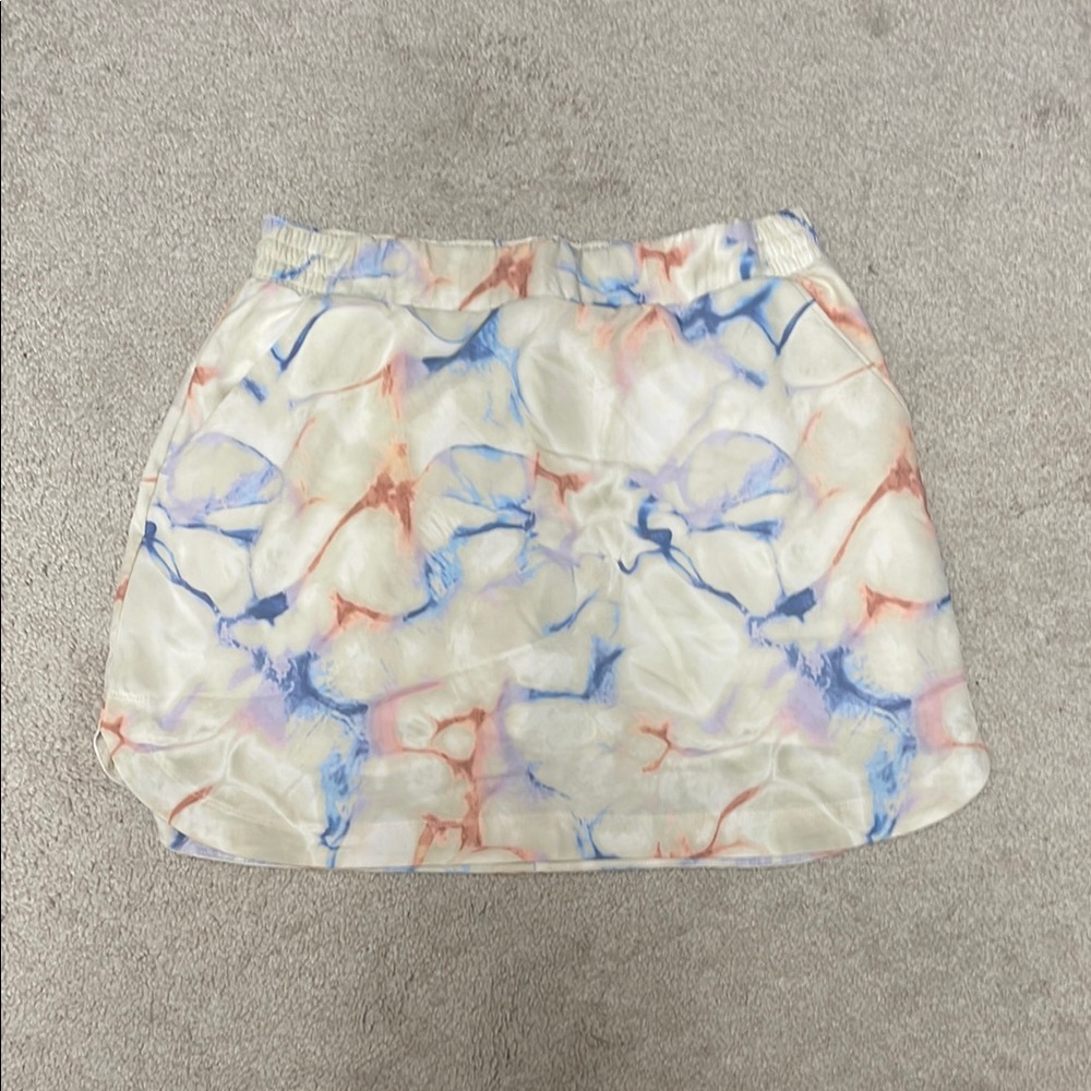 Multicolor Tie-Dye Women's Skort. Great for golf or pickleball
